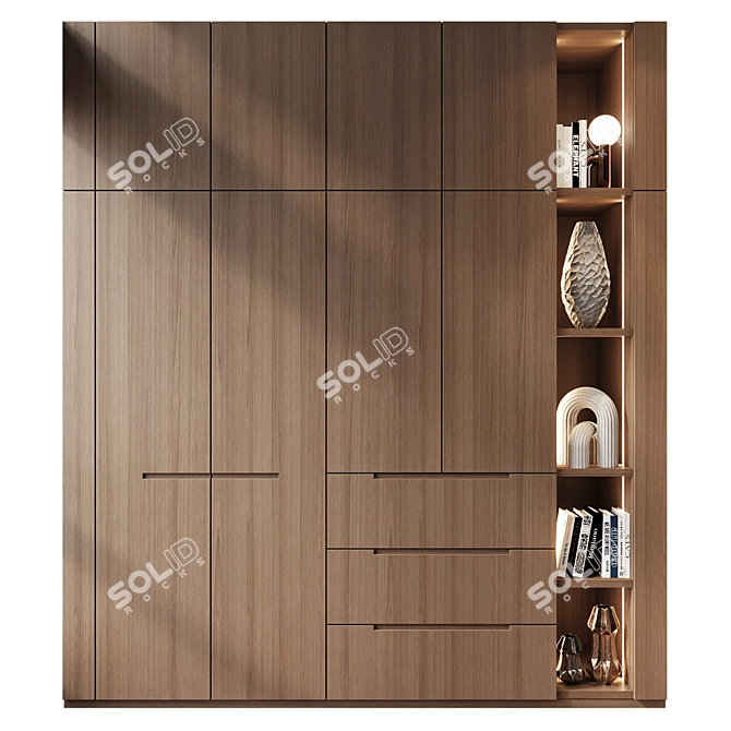 Modern Furniture Cabinet GHS-2438 3D model image 1