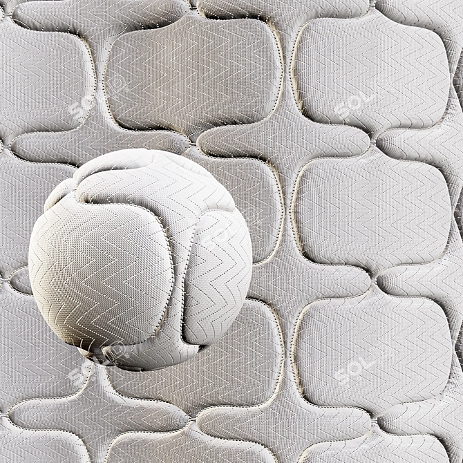 Infinite Fabric Mattress Textures 3D model image 3