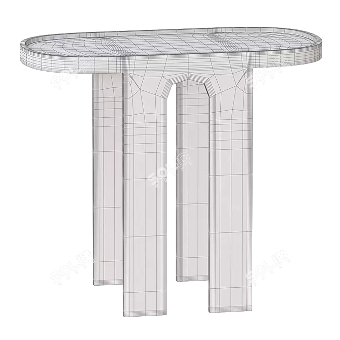 Modern Chic Charla II Table 3D model image 2