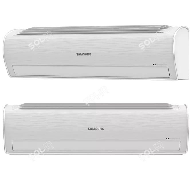 Samsung Nordic Air Conditioner Kit 3D model image 1