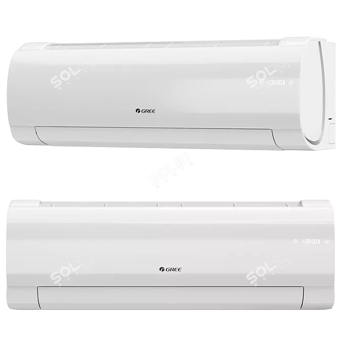 Gree-Muse-GWH18AFC Conditioner Model Kit 3D model image 1