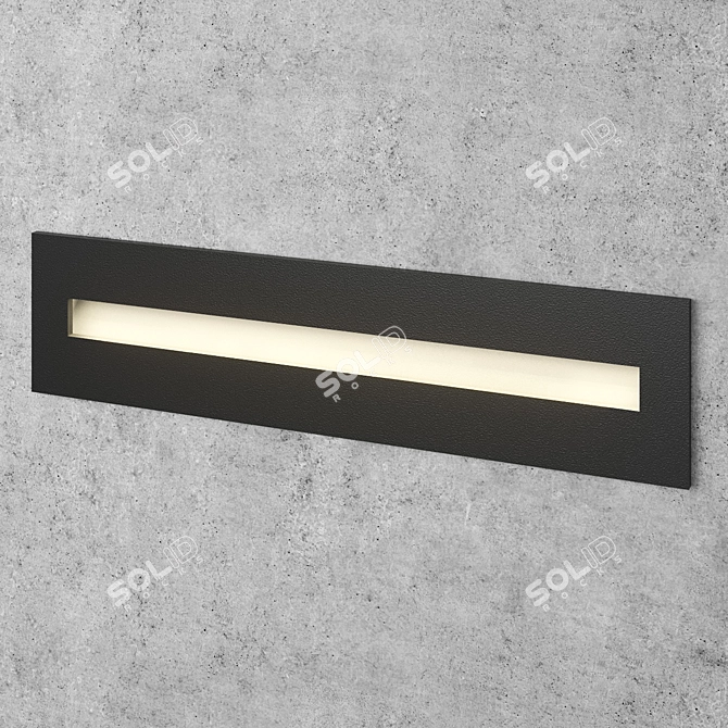 Step Light LED Recessed Fixture 3D model image 2