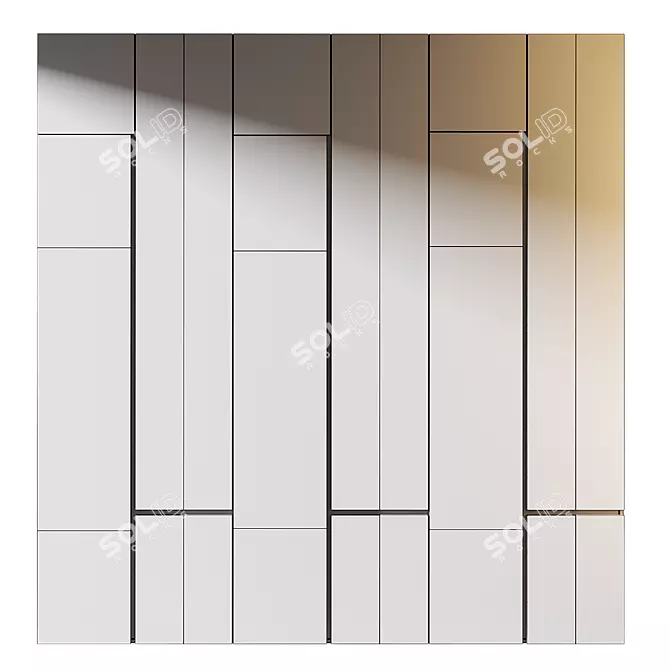 Modern Wardrobe Model 131 3D model image 3