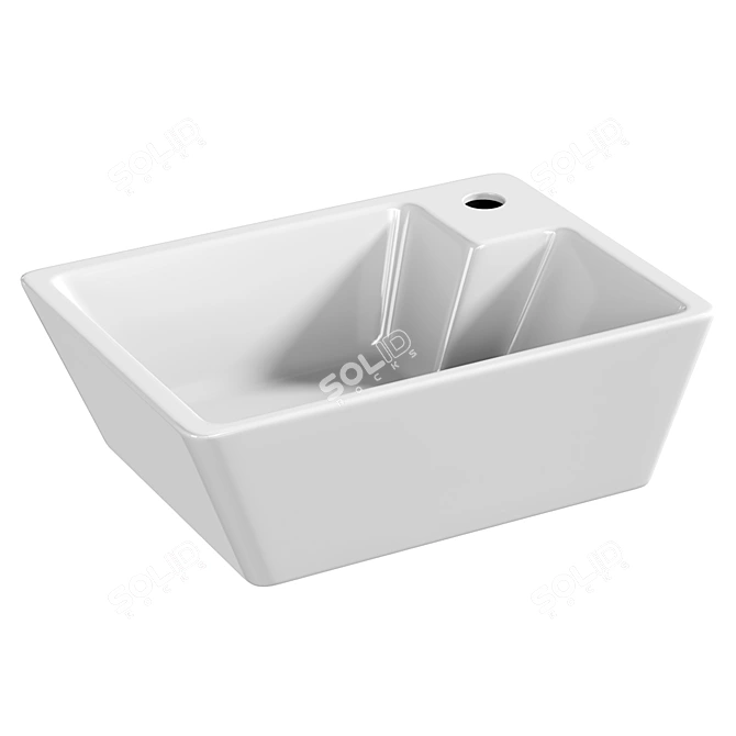 Whitehaus Isabella Wall Mount Sink 3D model image 1