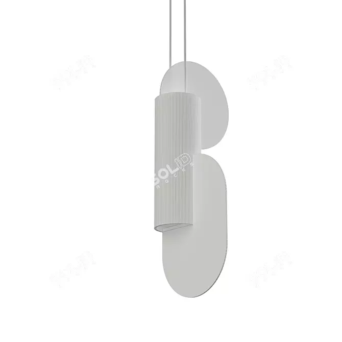 Elegant Illumination Pendant by Glode 3D model image 2