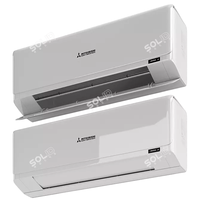 Mitsubishi Heavy SRK20ZSX Conditioner 3D model image 4