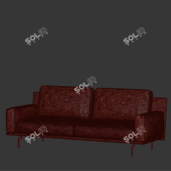 Elegant Etan Sofa by Twils 3D model image 5
