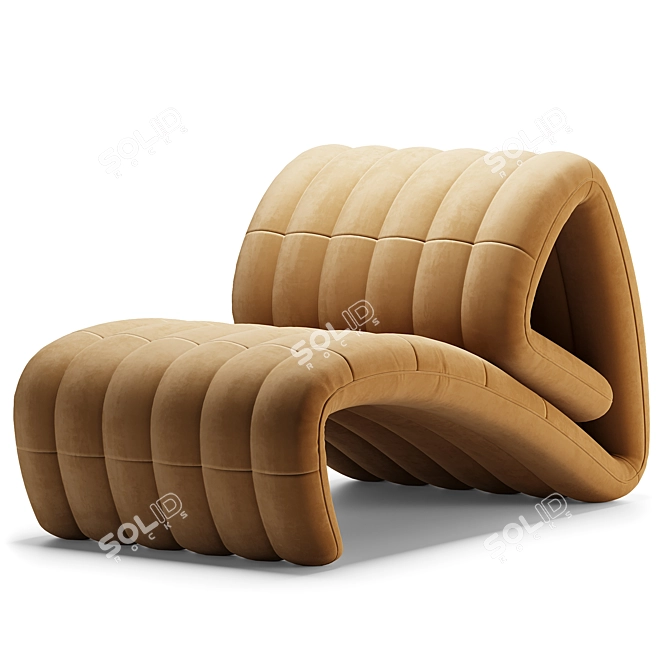  Modern Kinola Chair 3D Model 3D model image 3