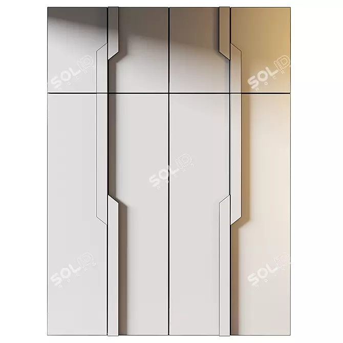 Modern Wardrobe Model for 3D 3D model image 3