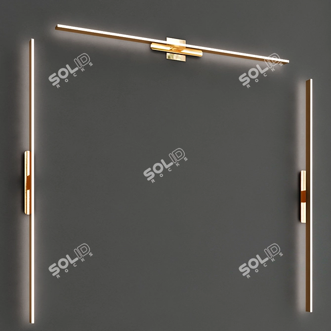 Contardi FLY LED Sconces Collection 3D model image 3