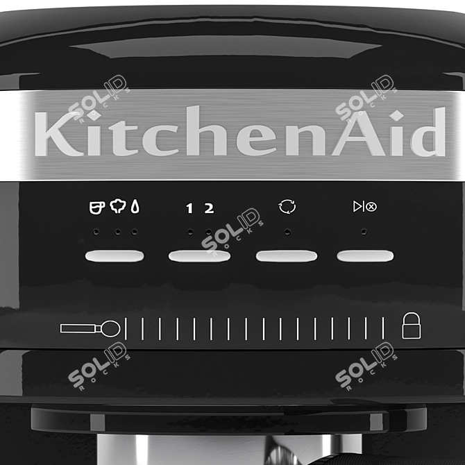 Sleek Espresso Machine Design 3D model image 4