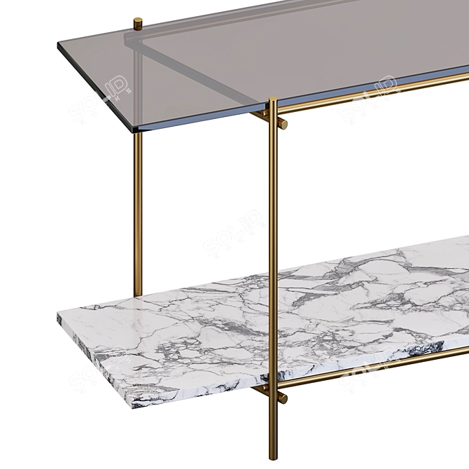 Modern Edge Console M101-419 3D model image 2