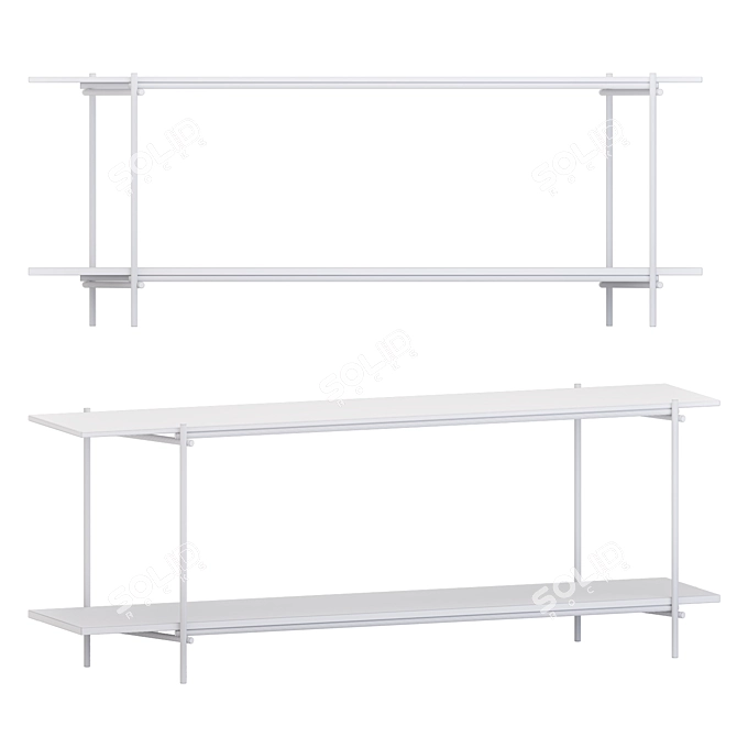 Modern Edge Console M101-419 3D model image 3