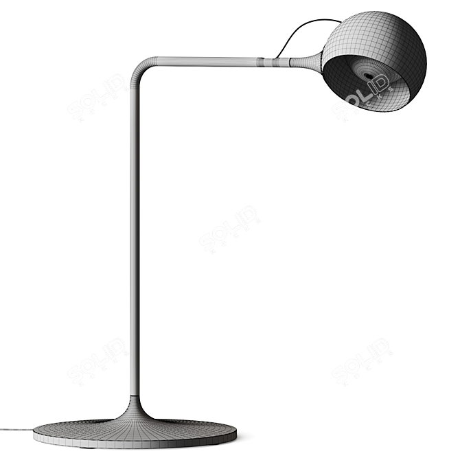 Adjustable Metal Table Lamp | 3D Model 3D model image 4