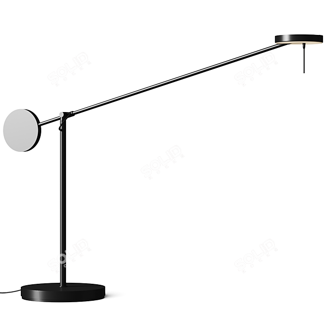 Grok Invisible LED Table Lamp 3D model image 2