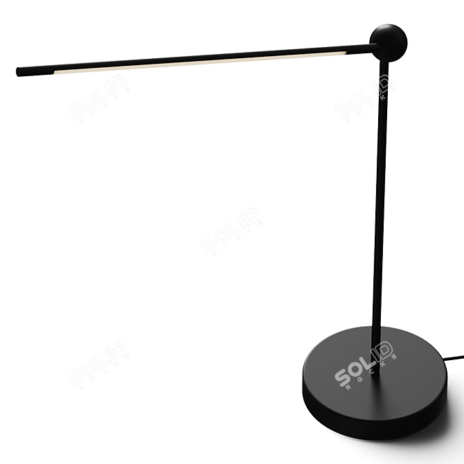 Adjustable Modern Table Lamp 3D model image 3