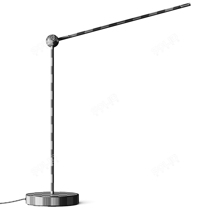 Adjustable Modern Table Lamp 3D model image 4