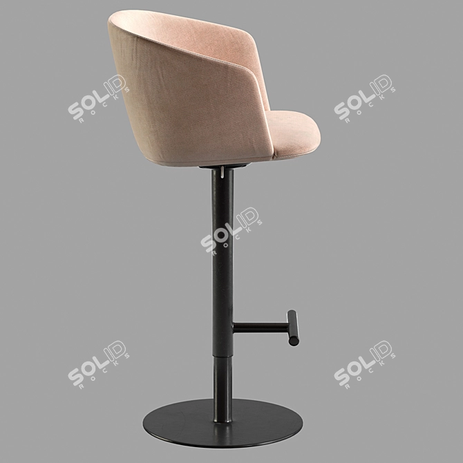 Modern Bar Chair Glove S471 3D model image 12