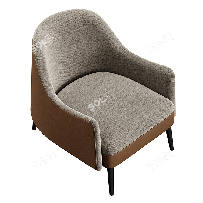 LIT Konyshev Chair, TurboSmooth Render 3D model image 4