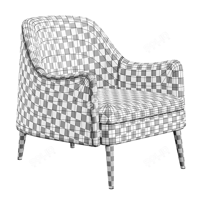 LIT Konyshev Chair, TurboSmooth Render 3D model image 6