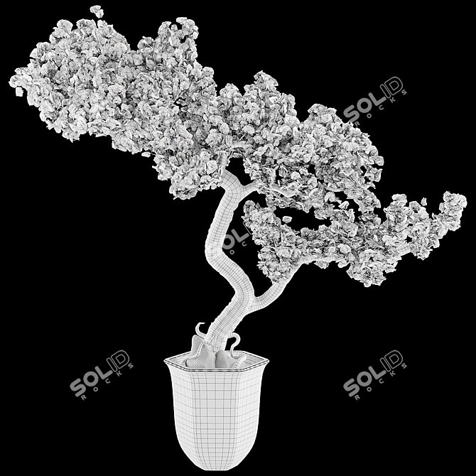Max 2015 Bonsai Set UV Unwrap 3D model image 7