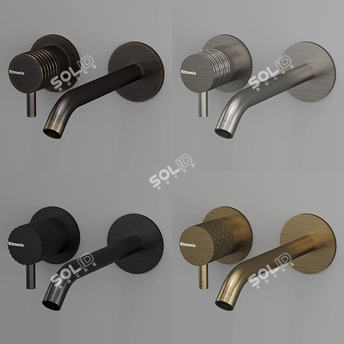 Ritmonio DIAMETRO35 Faucet Set Unique 3D model image 5