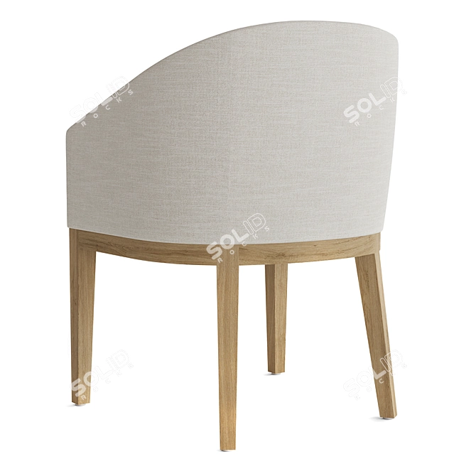 Restoration Hardware Morgan Dining Chair 3D model image 3