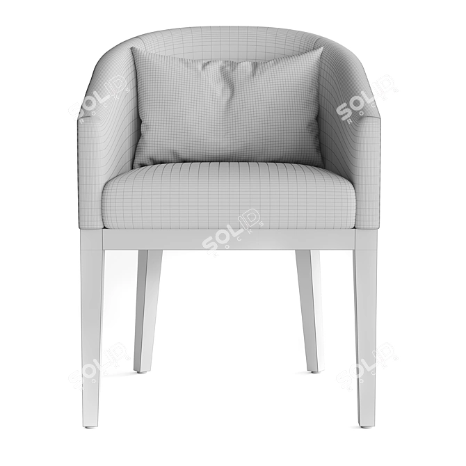 Restoration Hardware Morgan Dining Chair 3D model image 5