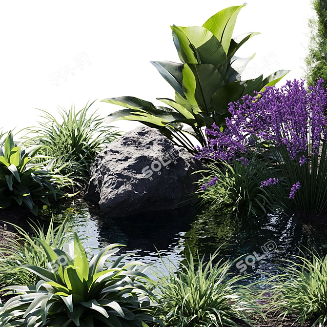 22-Piece Outdoor Plant Set 3D model image 2