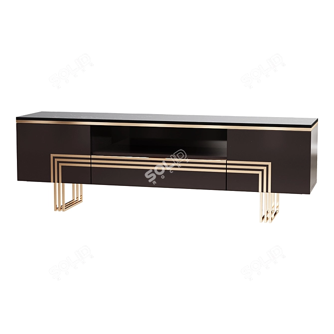 Title: Carlino TV Stand 693886 3D model image 1