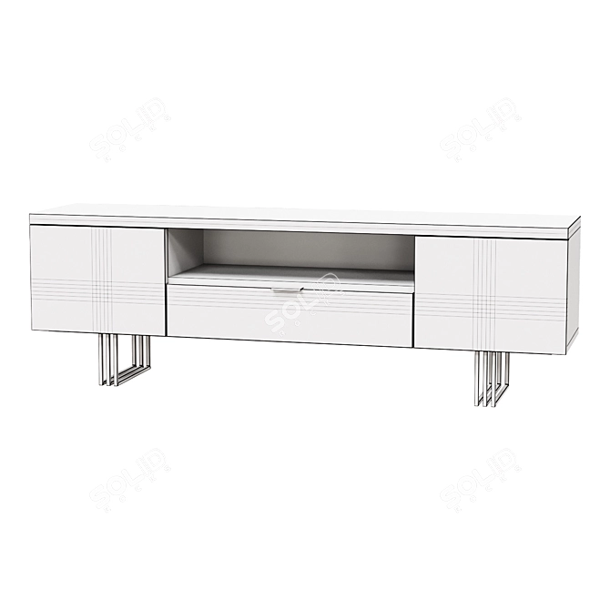 Title: Carlino TV Stand 693886 3D model image 2