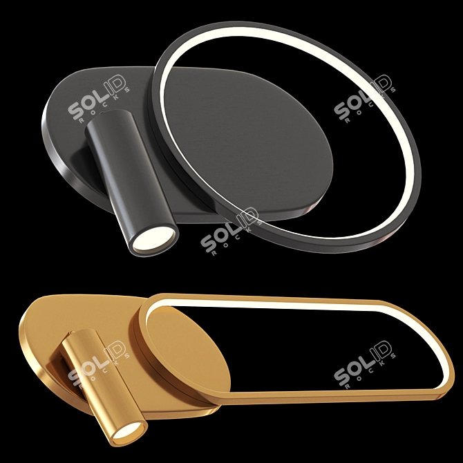 Sleek Model Lamptron 3D Asset 3D model image 2