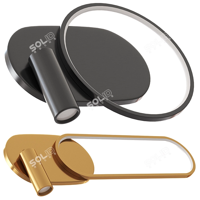 Sleek Model Lamptron 3D Asset 3D model image 4