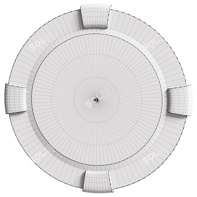 Armony 693850 Wall Mirror 3D model image 2