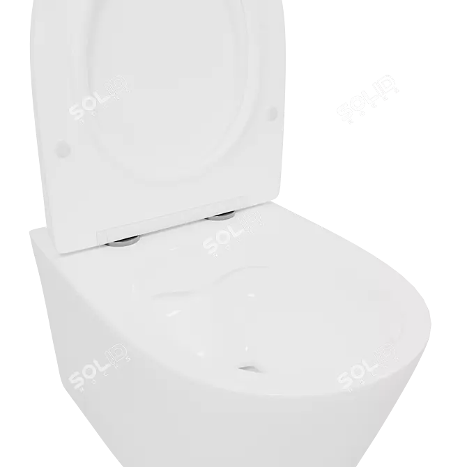 Elegance Flush Toilet Forli 3D model image 2