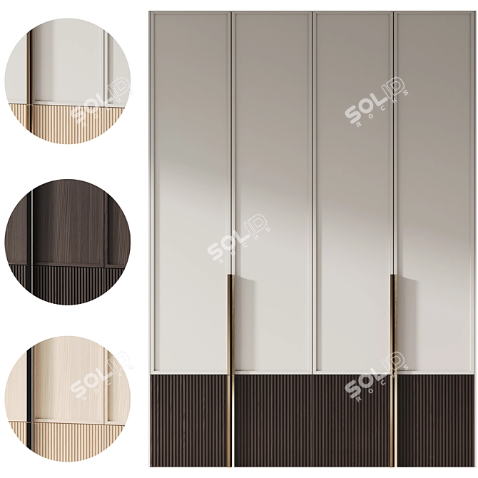 Modern Entryway Furniture Set 3D model image 1