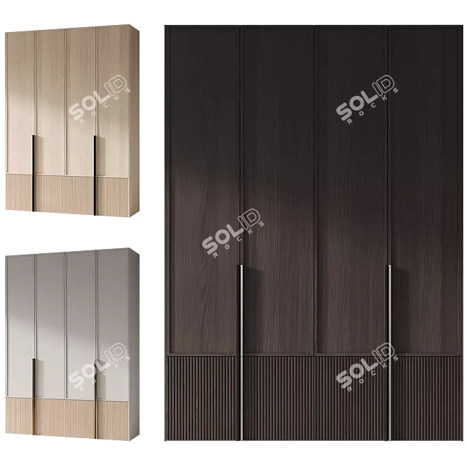 Modern Entryway Furniture Set 3D model image 4