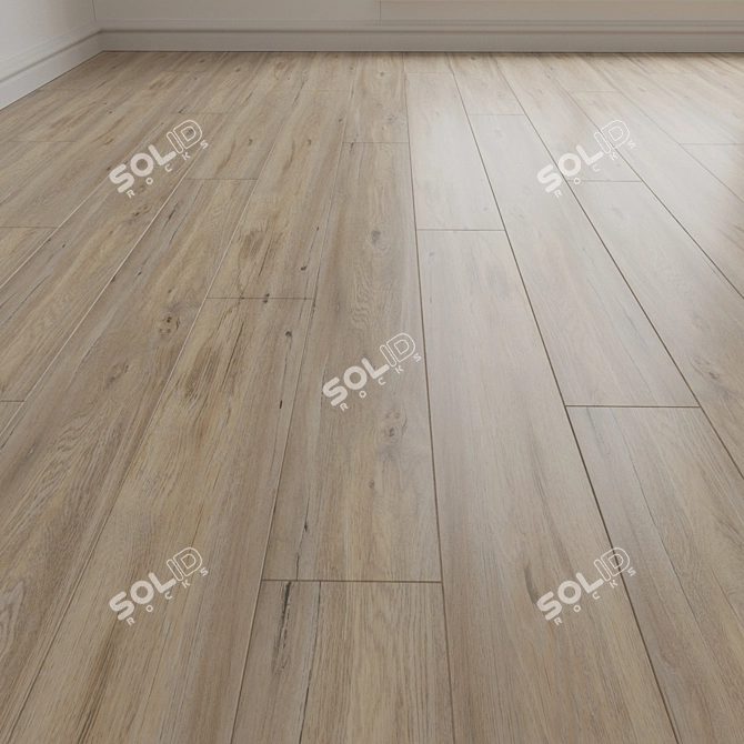 Modern Wood Floor Collection 3D model image 1