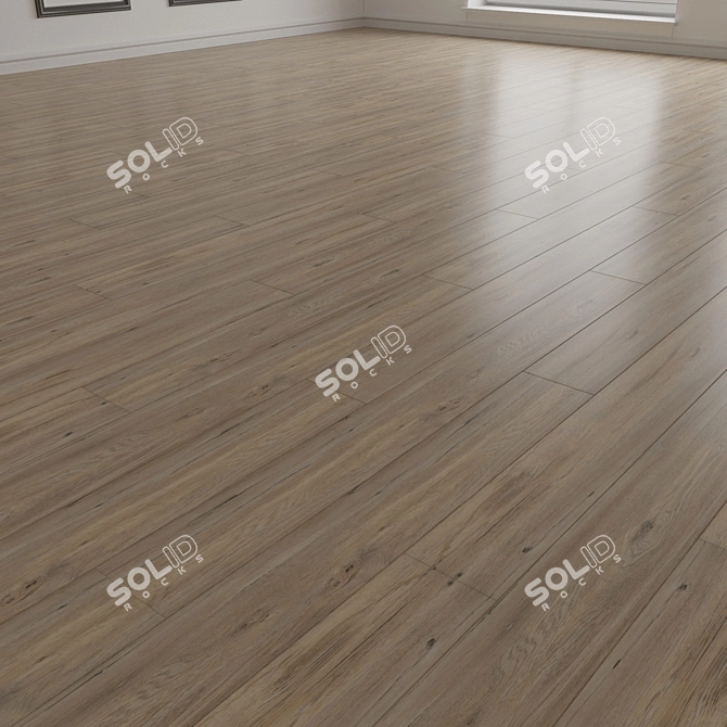 Modern Wood Floor Collection 3D model image 2