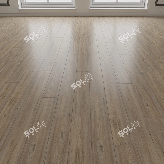 Modern Wood Floor Collection 3D model image 3