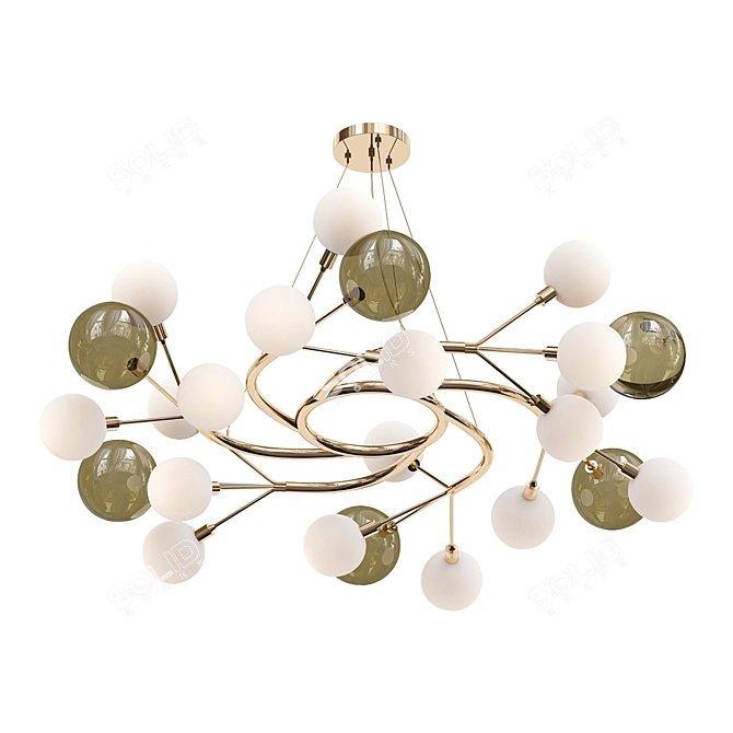Sphere Pendant Light - Globule 3D model image 1