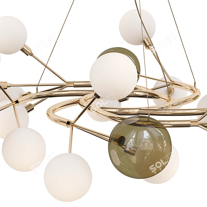 Sphere Pendant Light - Globule 3D model image 2