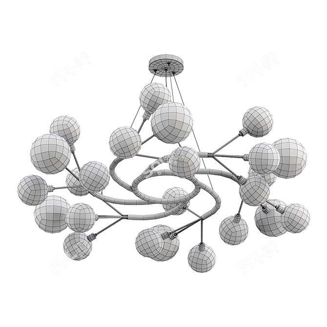 Sphere Pendant Light - Globule 3D model image 3