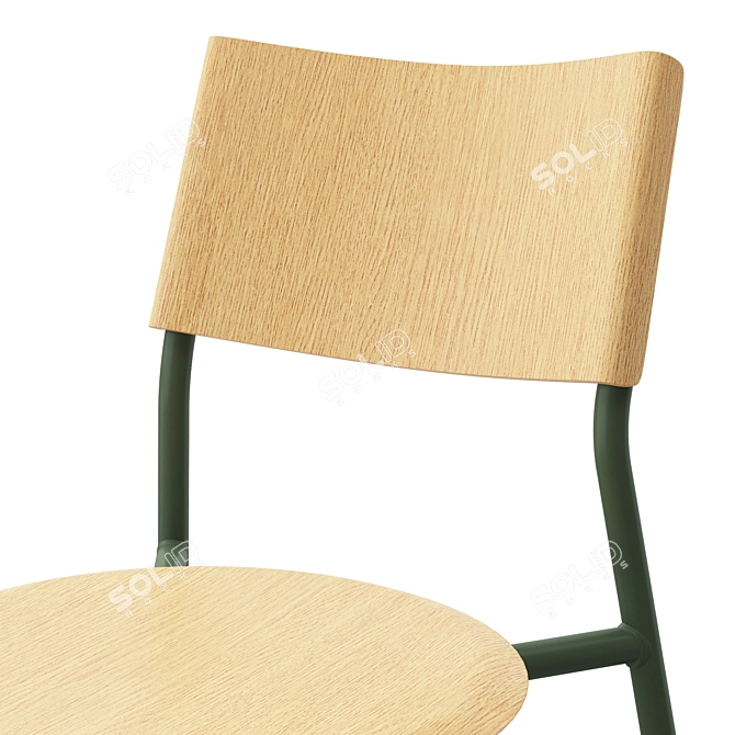 Tiptoe Chair SSD: Sleek Design 3D model image 2