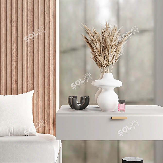 Entryway Decor Set with Home Accessories 3D model image 2