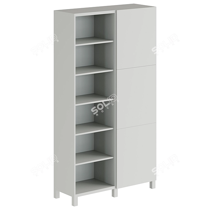 IKEA STORAGE COMBO BESTÅ.RED 3D model image 2