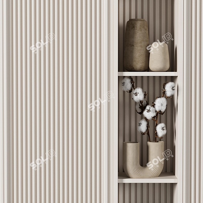 Luxury Wardrobe 38 4K Texture 3D model image 3