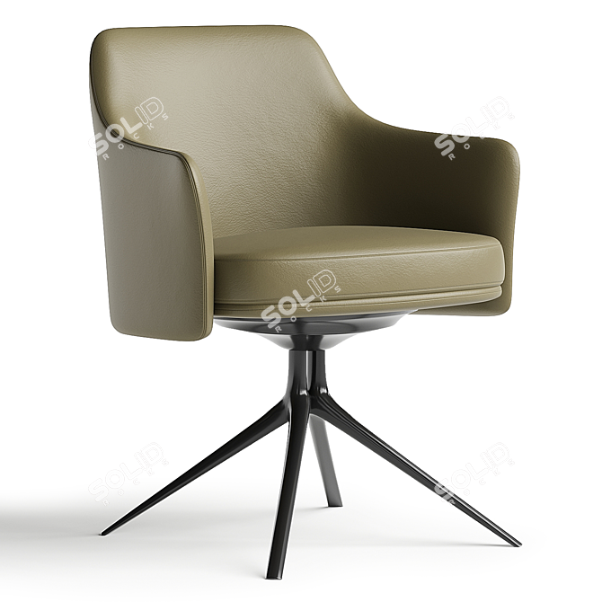 Stanford Bridge Armchair for Corona 3D model image 4