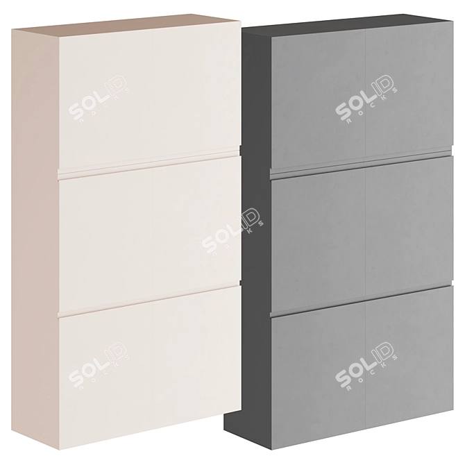 IKEA BESTA Storage Combination 3D model image 1