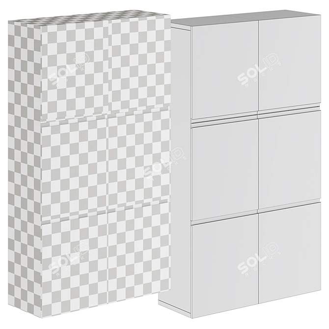 IKEA BESTA Storage Combination 3D model image 3